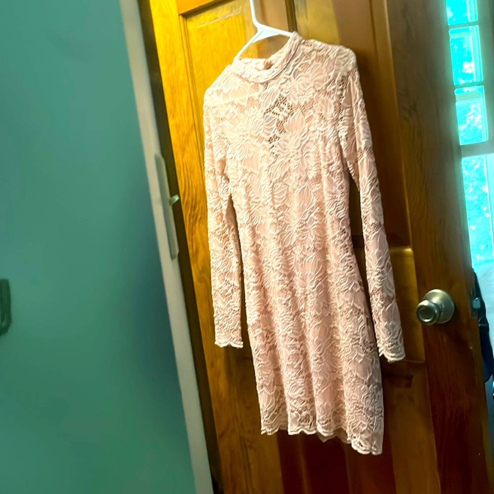 Woman’s lace dress